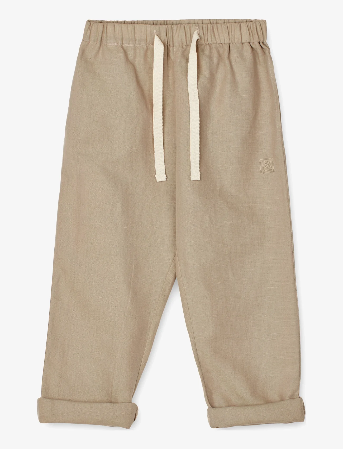 Liewood - Orlando Linen Pants - trousers - mist - 0