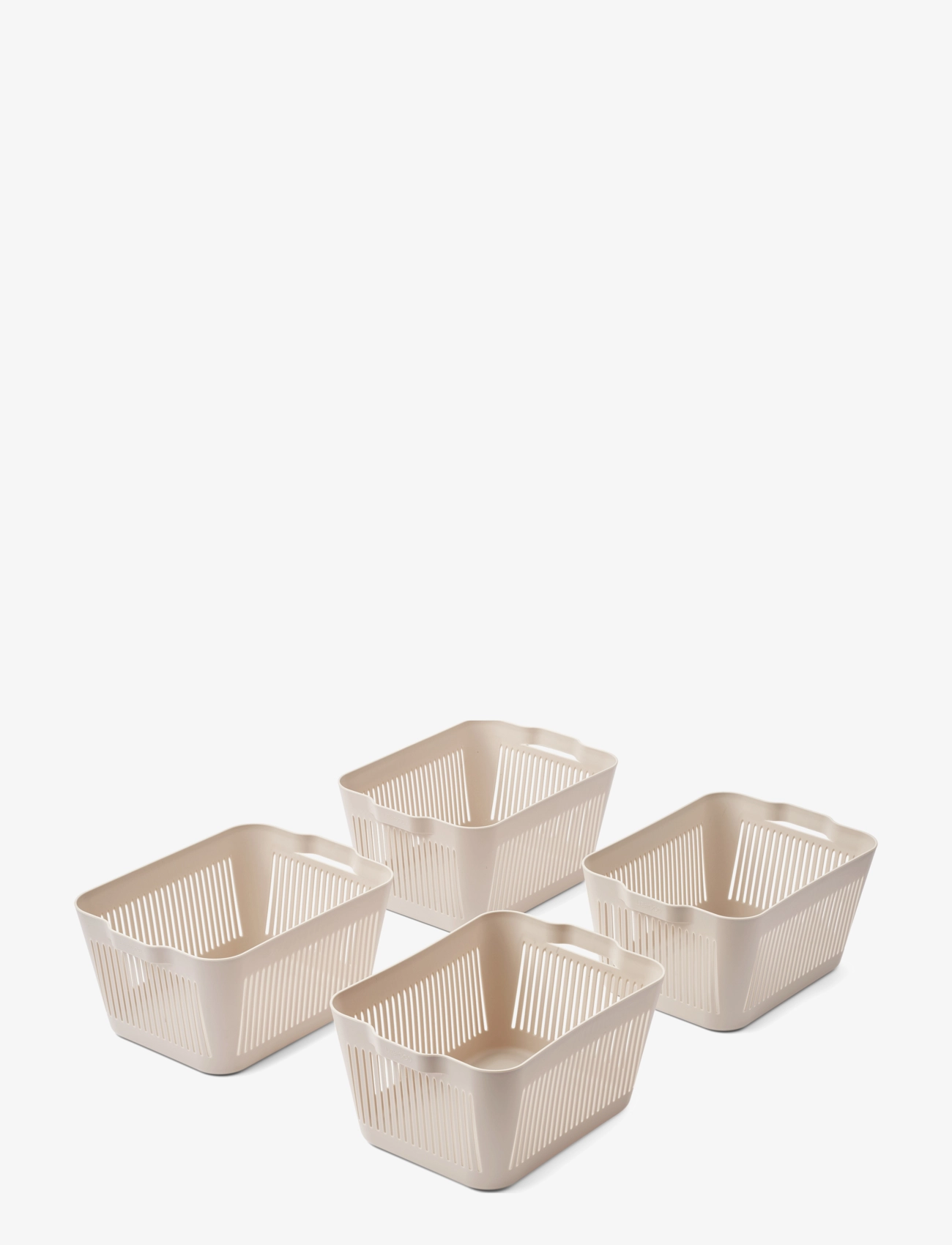 Liewood Makeeva Basket S 4-Pack, One Size, Storage, Creme - Storage Baskets, Kinder
