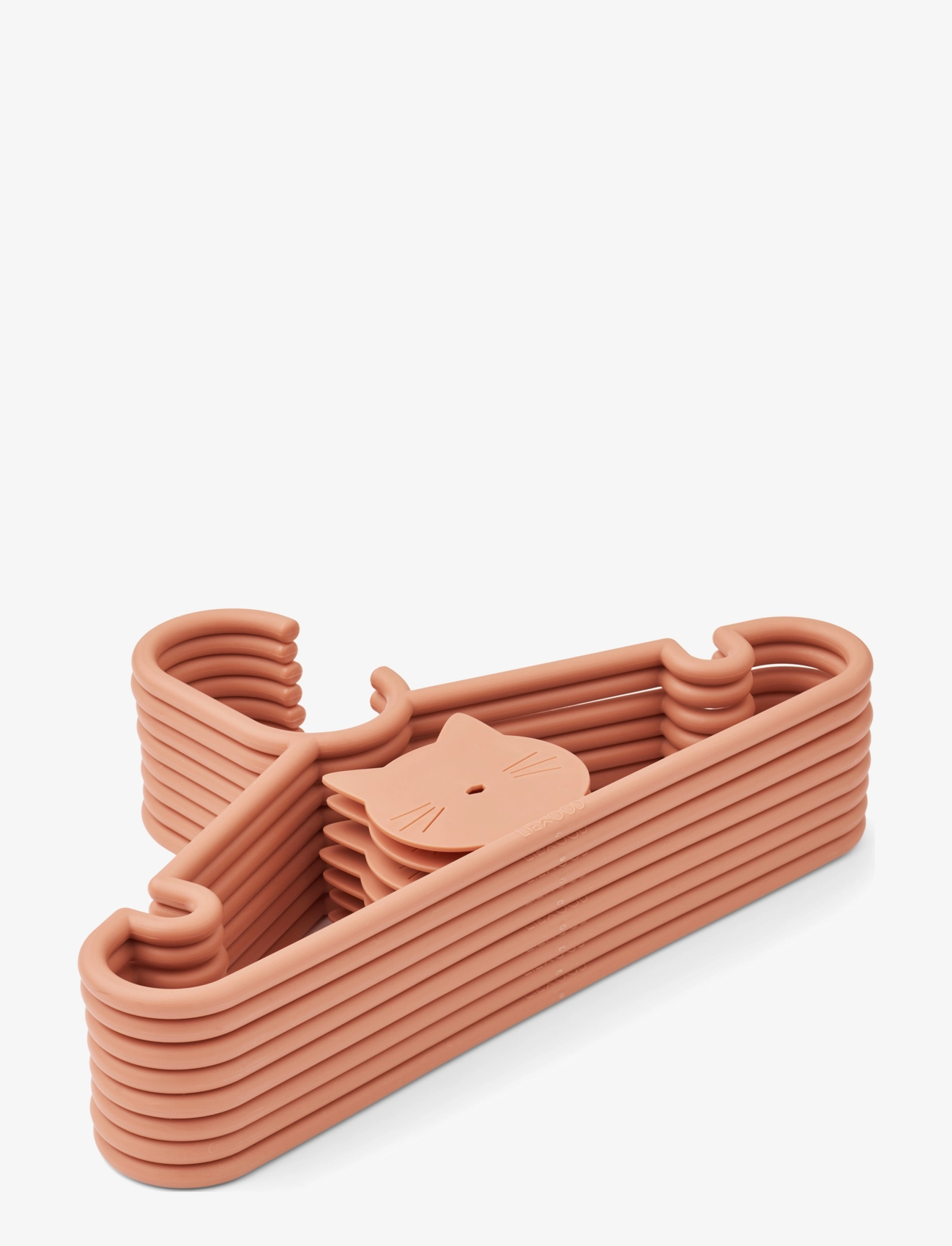 Liewood - Falton cat hanger 8-pack - krokar och galgar - tuscany rose - 1