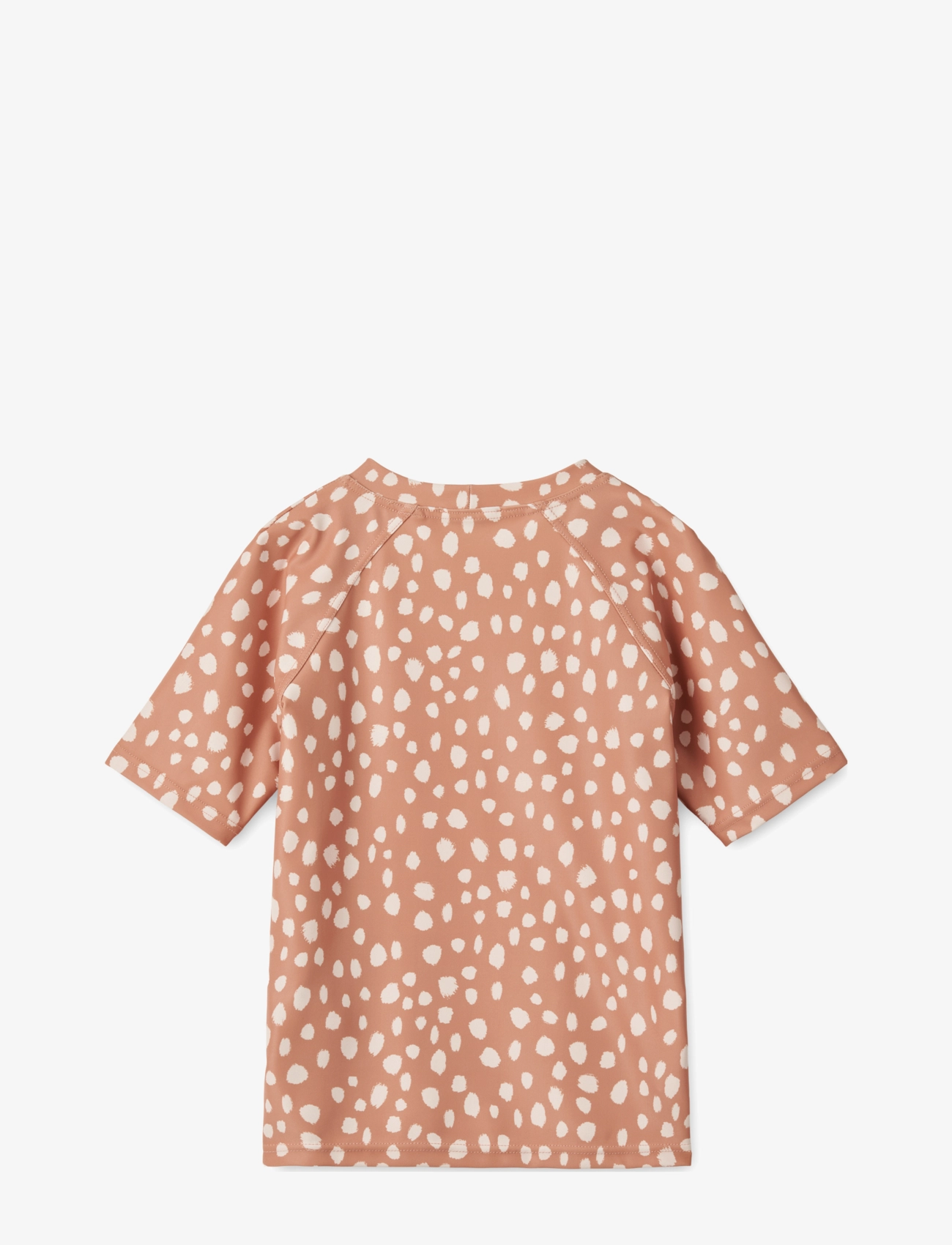 Liewood - Noah Printed Shortsleeve Swim Tee - kesälöytöjä - leo spots / tuscany rose - 2
