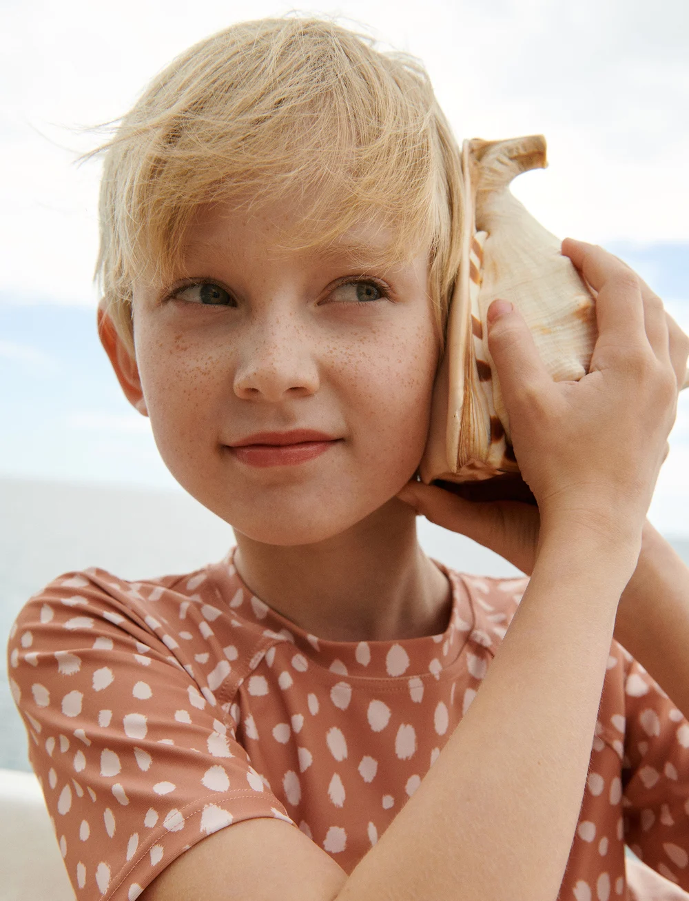 Liewood - Noah Printed Shortsleeve Swim Tee - bade-oberteile - leo spots / tuscany rose - 3