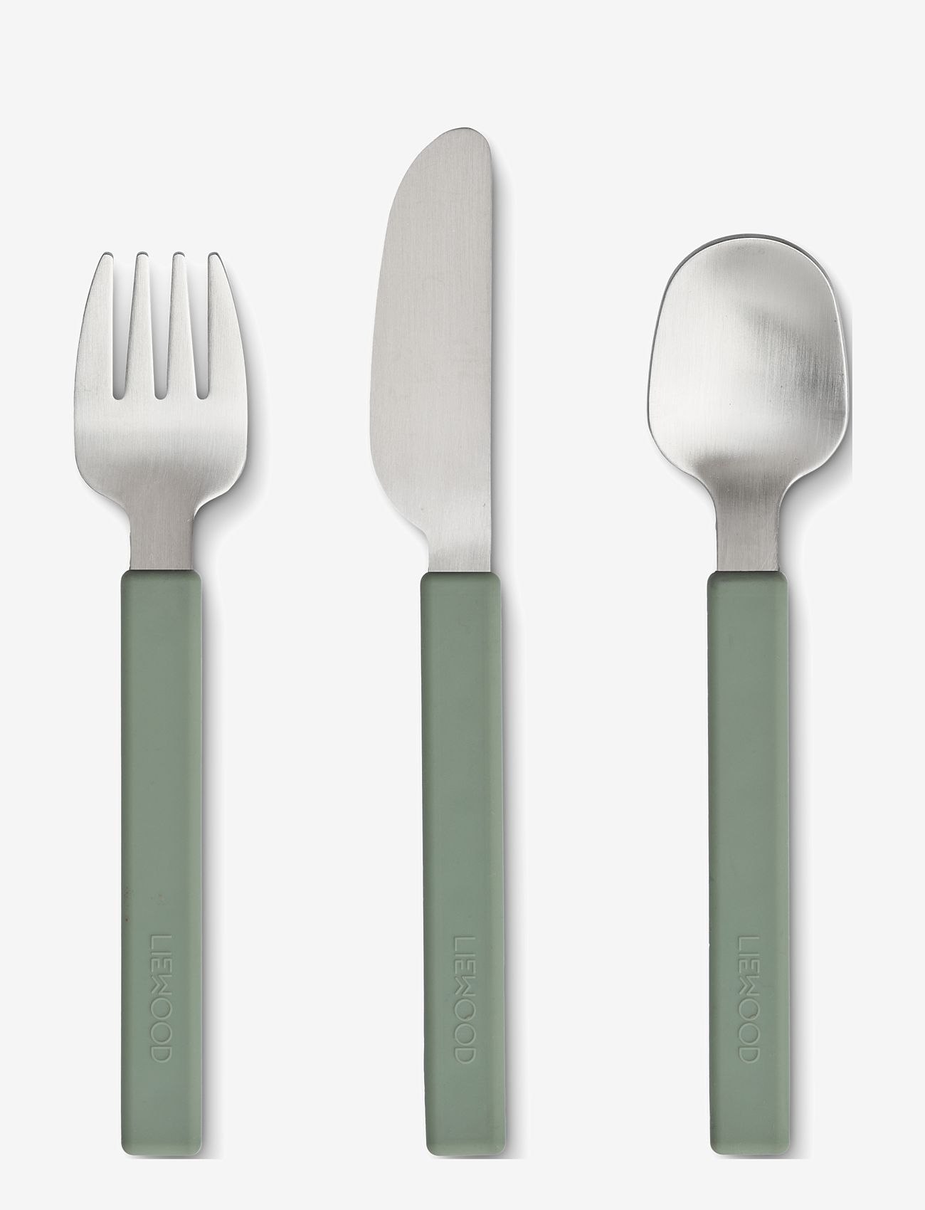 Liewood - Adrian junior cutlery set - faune green - 0