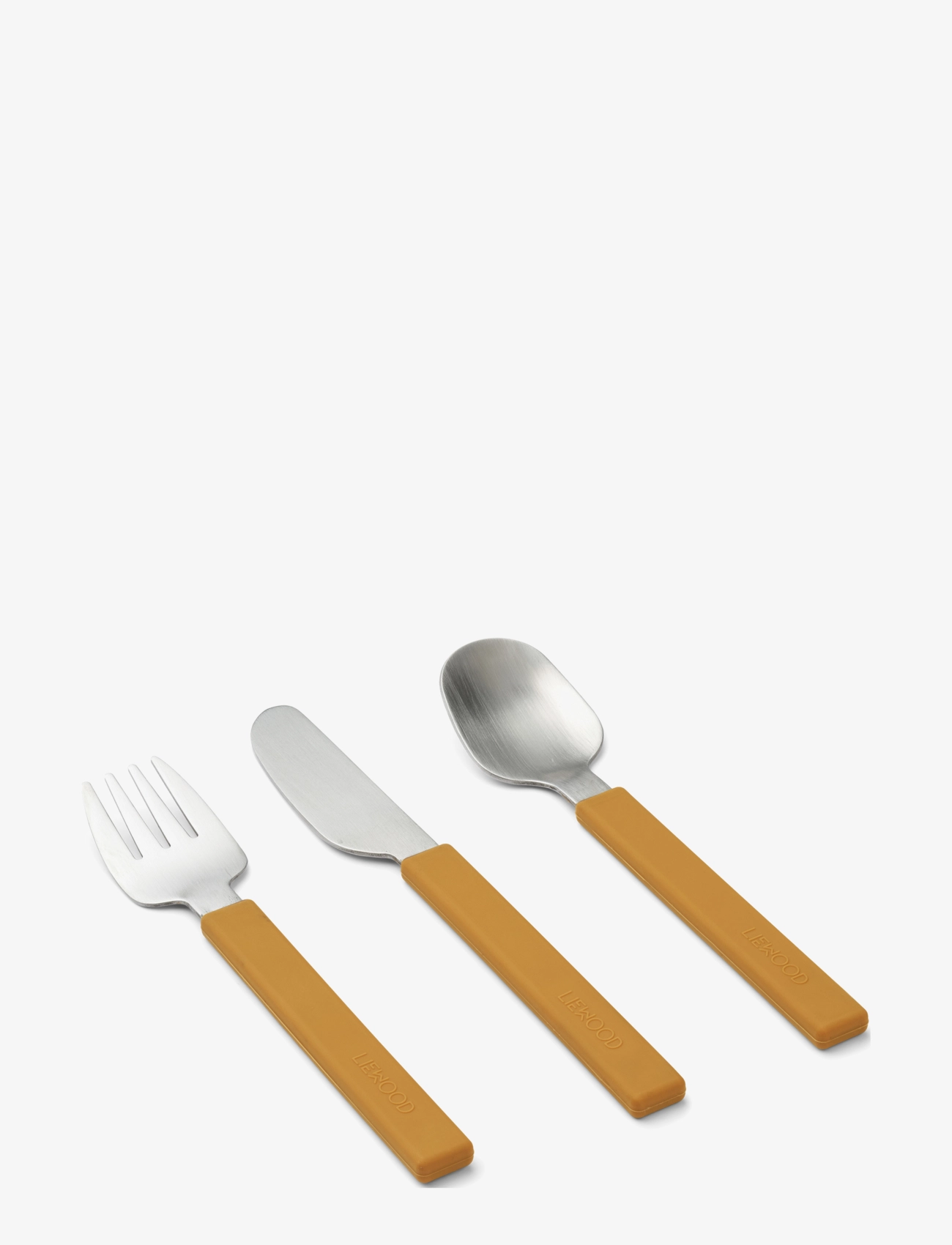 Liewood - Adrian junior cutlery set - golden caramel - 1