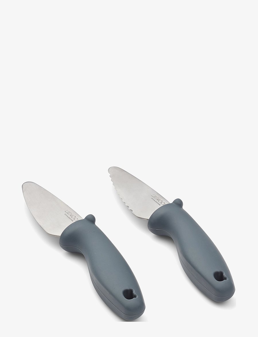 Liewood - Perry cutting knife set - söögiriistad - whale blue - 0