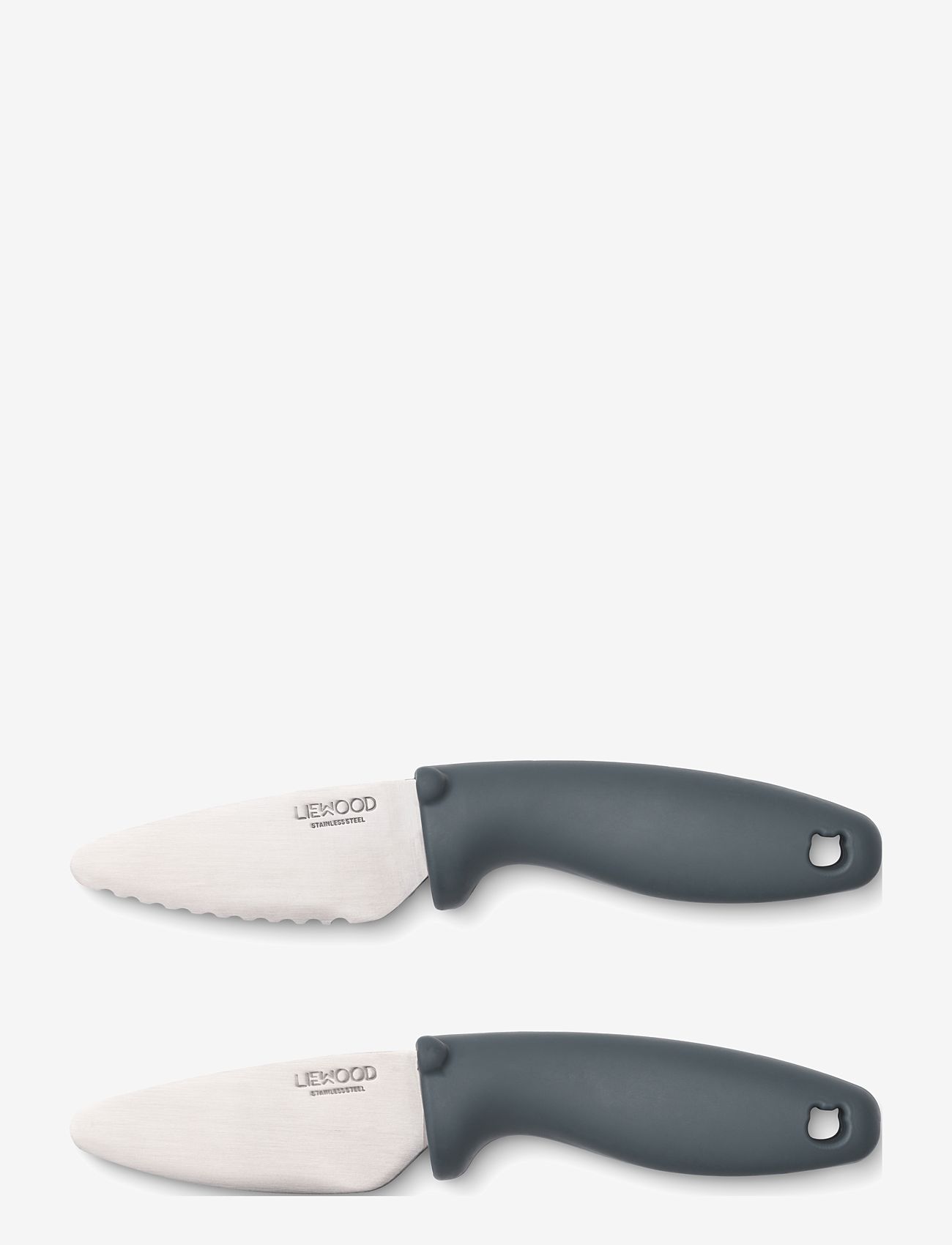 Liewood - Perry cutting knife set - bestek - whale blue - 1