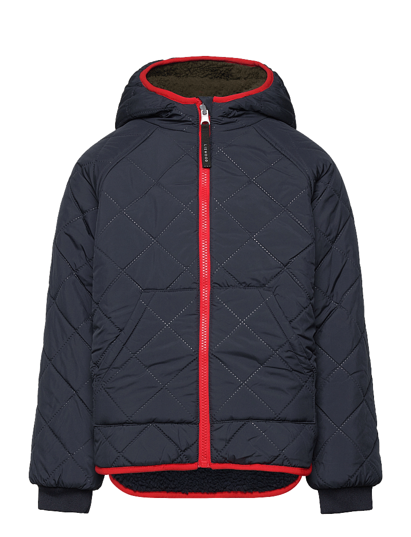 Liewood - Jackson reversible jacket - fleecejakker - army brown multi mix - 0