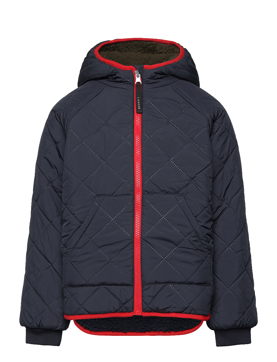 Liewood - Jackson reversible jacket - fleecejackor - army brown multi mix - 0