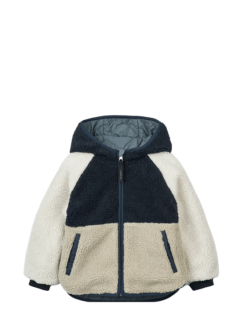 Liewood - Jackson Reversible Jacket - fleecejakker - whale blue multi mix - 0