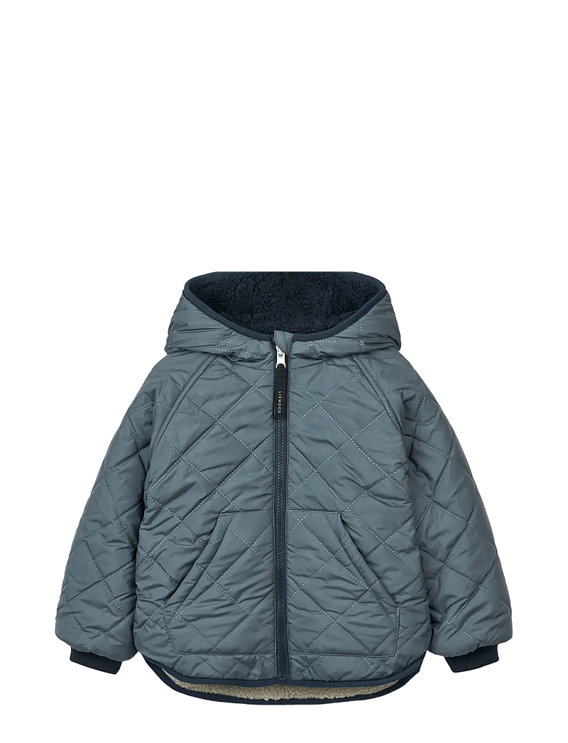 Liewood - Jackson Reversible Jacket - fleecejakker - whale blue multi mix - 1