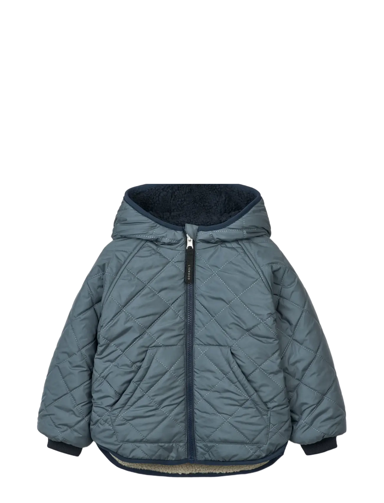 Liewood - Jackson reversible jacket - fleecejacken - whale blue multi mix - 1