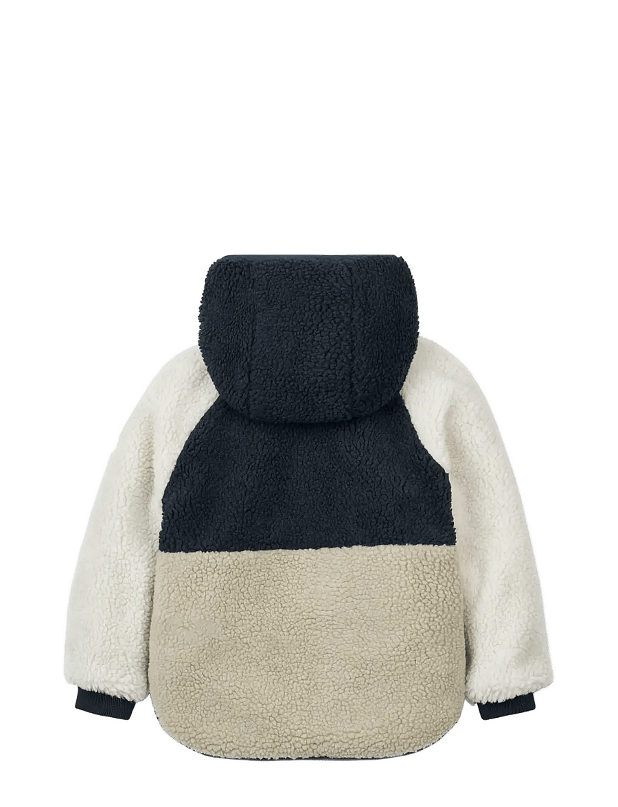 Liewood - Jackson reversible jacket - fleecejacken - whale blue multi mix - 4