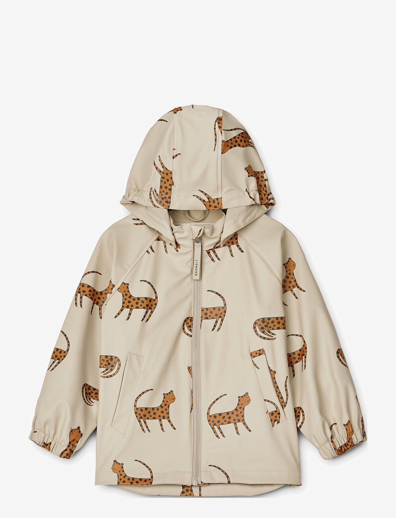 Liewood - Moby printed rainwear set - leopard sandy - 2