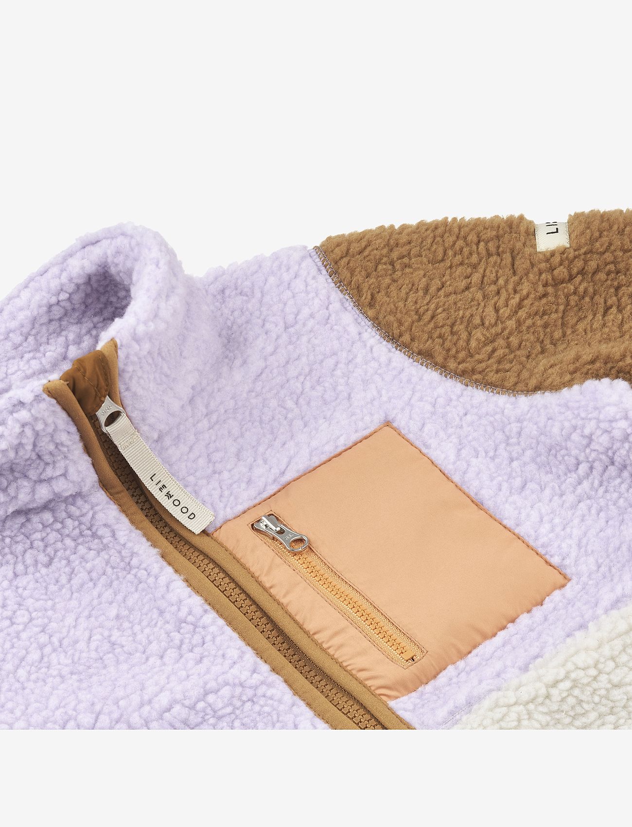 Liewood - Nolan Pile Jacket - golden caramel mix - 2