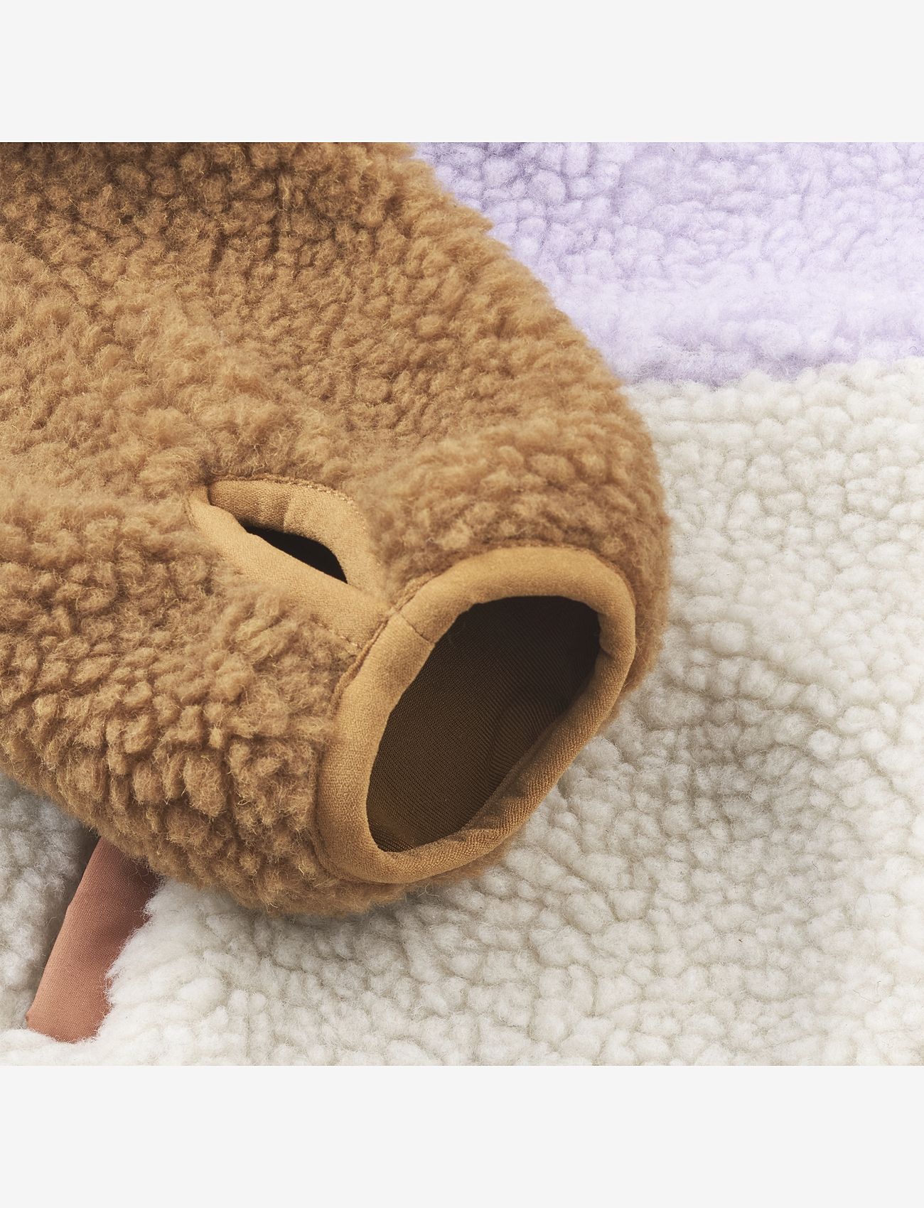 Liewood - Nolan Pile Jacket - golden caramel mix - 3