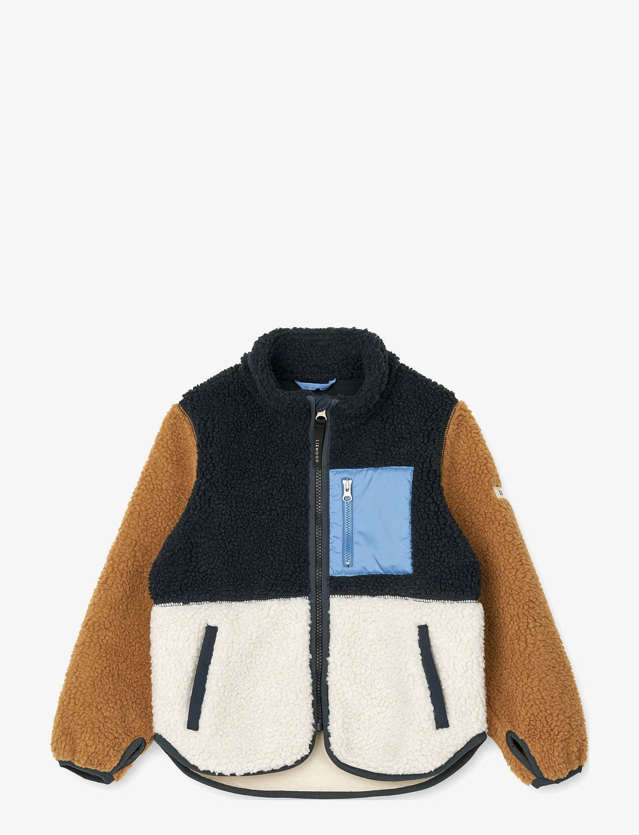 Liewood - Nolan Pile Jacket - midnight navy multi mix - 0