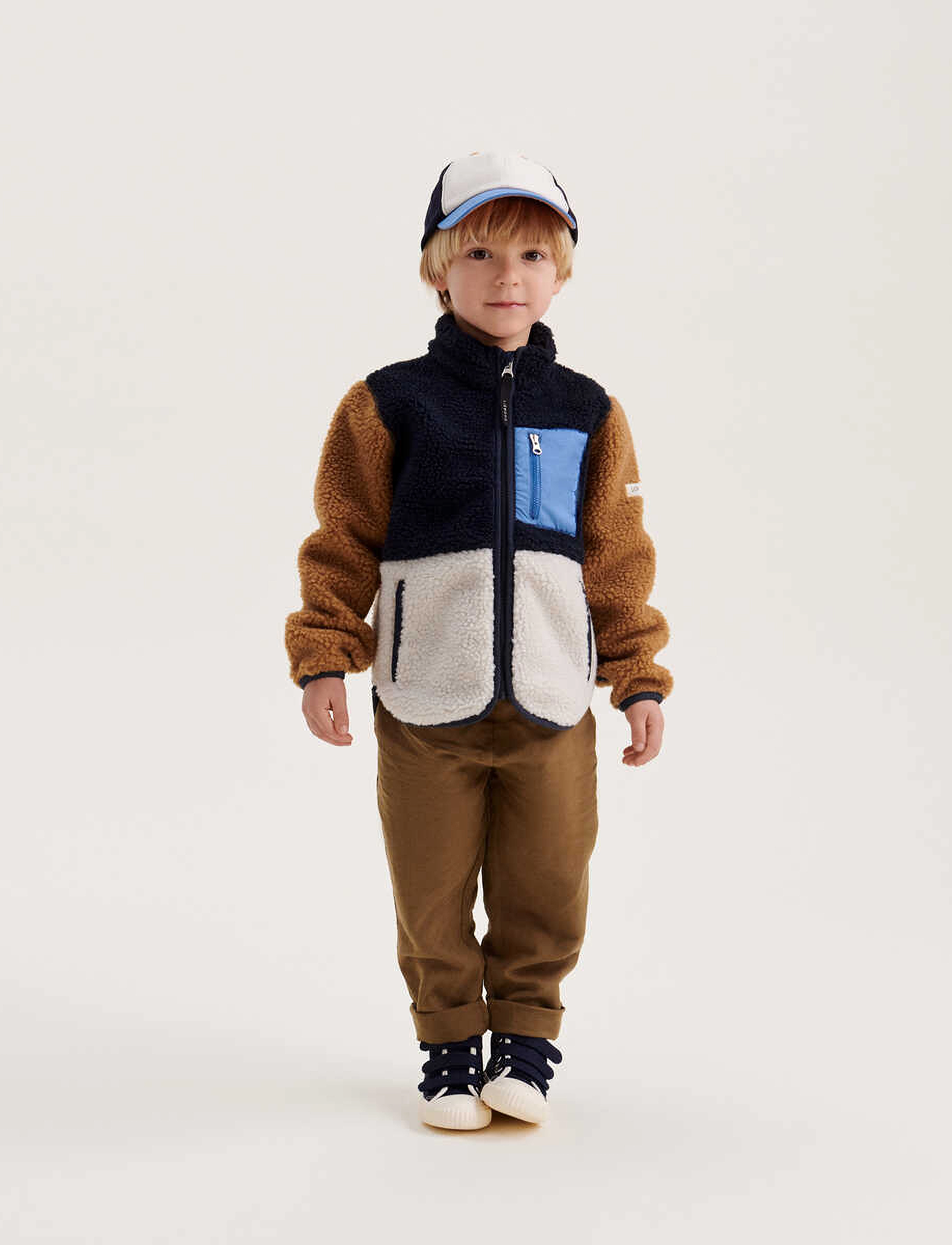 Liewood - Nolan Pile Jacket - midnight navy multi mix - 4