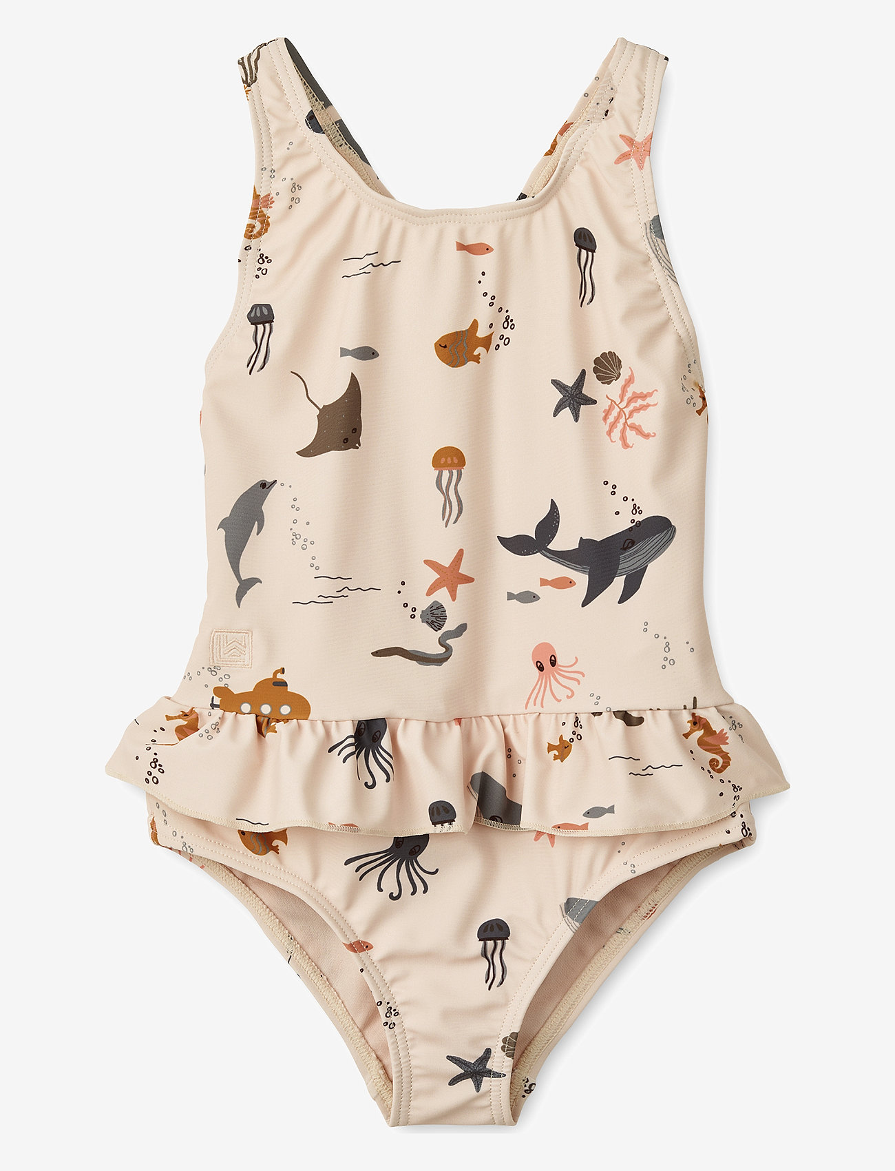 Liewood - Amara Printed Swimsuit - sea creature / sandy - 1