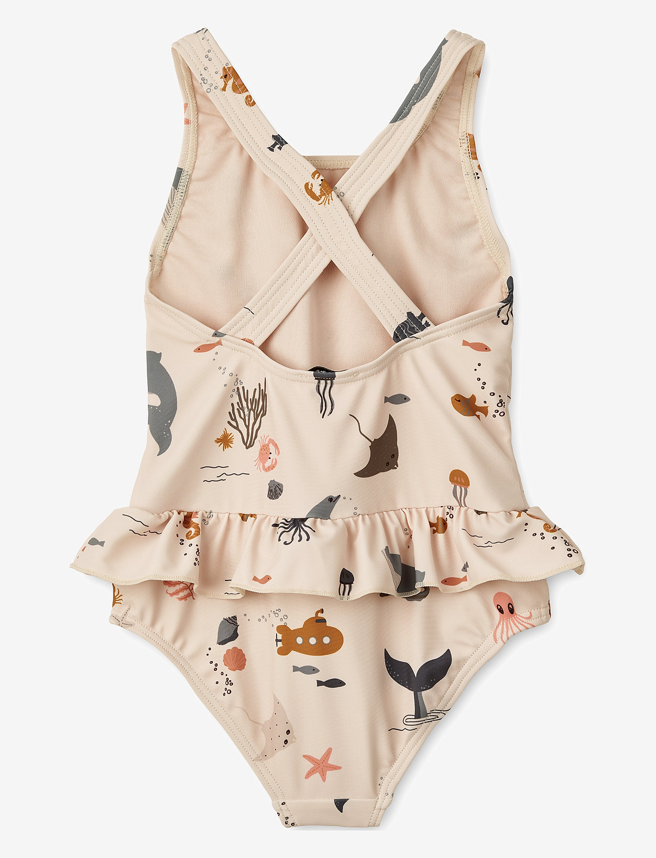 Liewood - Amara Printed Swimsuit - sea creature / sandy - 2