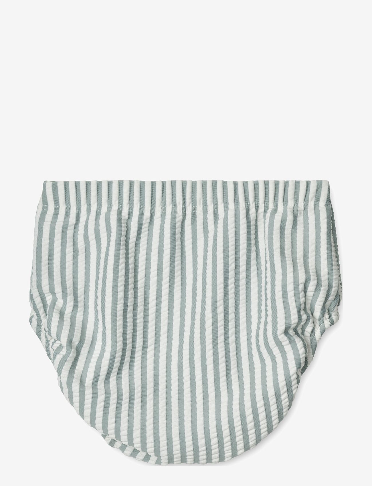Liewood - Anthony seersucker baby swim pants - y/d stripe: sea blue/white - 1