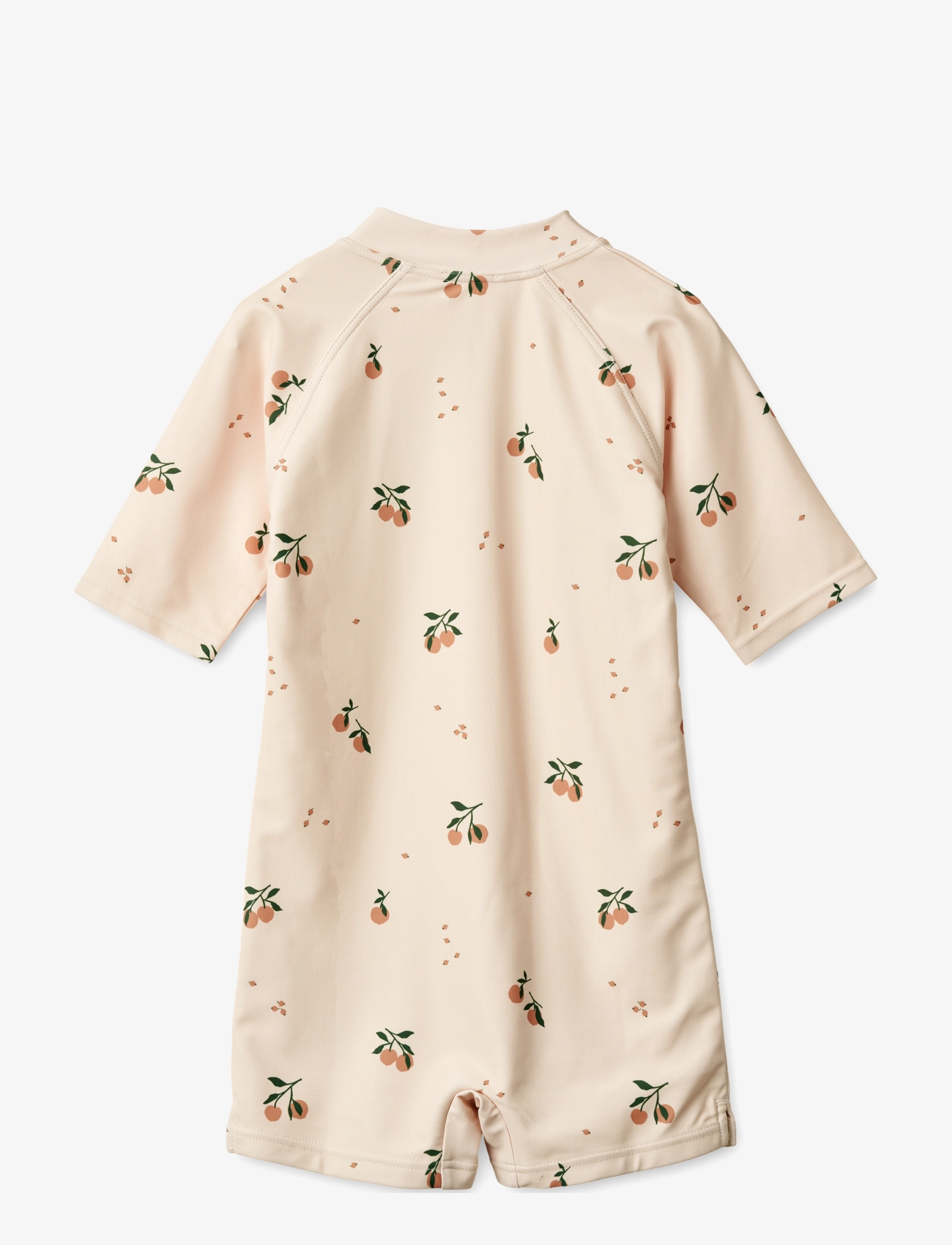 Liewood - Max Printed Shortsleeve Swim Jumpsuit - gode sommertilbud - peach seashell - 1