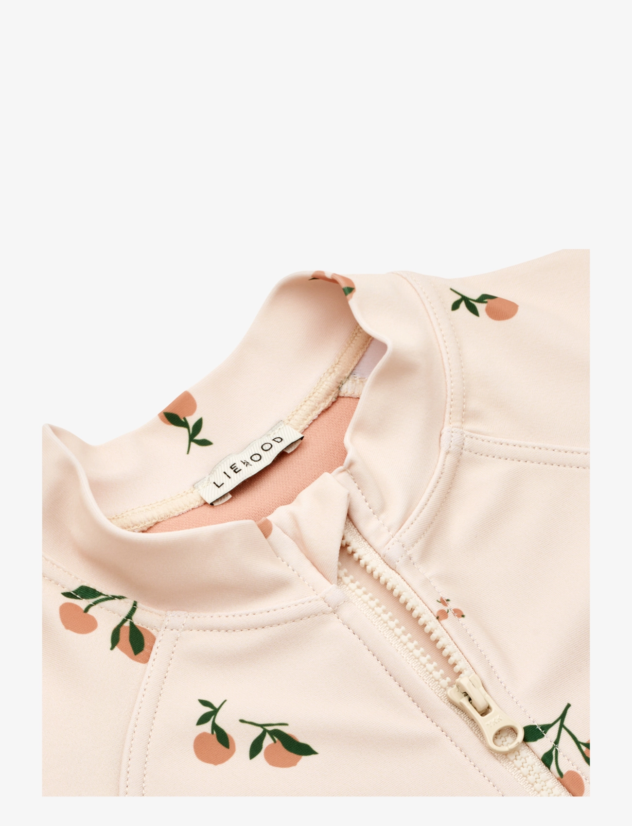 Liewood - Max Printed Shortsleeve Swim Jumpsuit - gode sommertilbud - peach seashell - 2