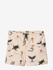 Otto Printed Swim Pants - SEA CREATURE SANDY