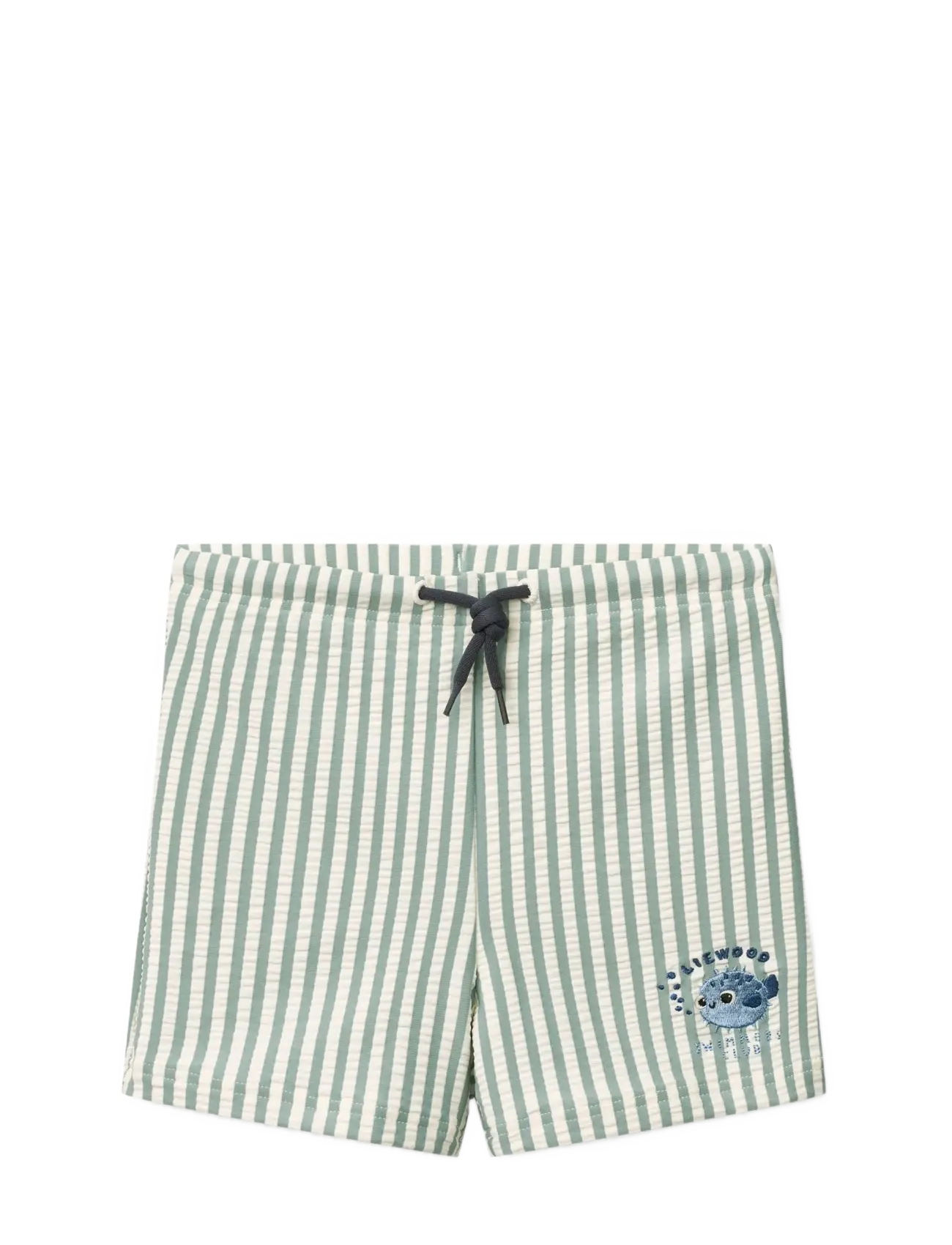 Liewood Otto seersucker swim pants - Badetøj - Y/D STRIPE PEPPERMINT / CREME DE LA CREME / green