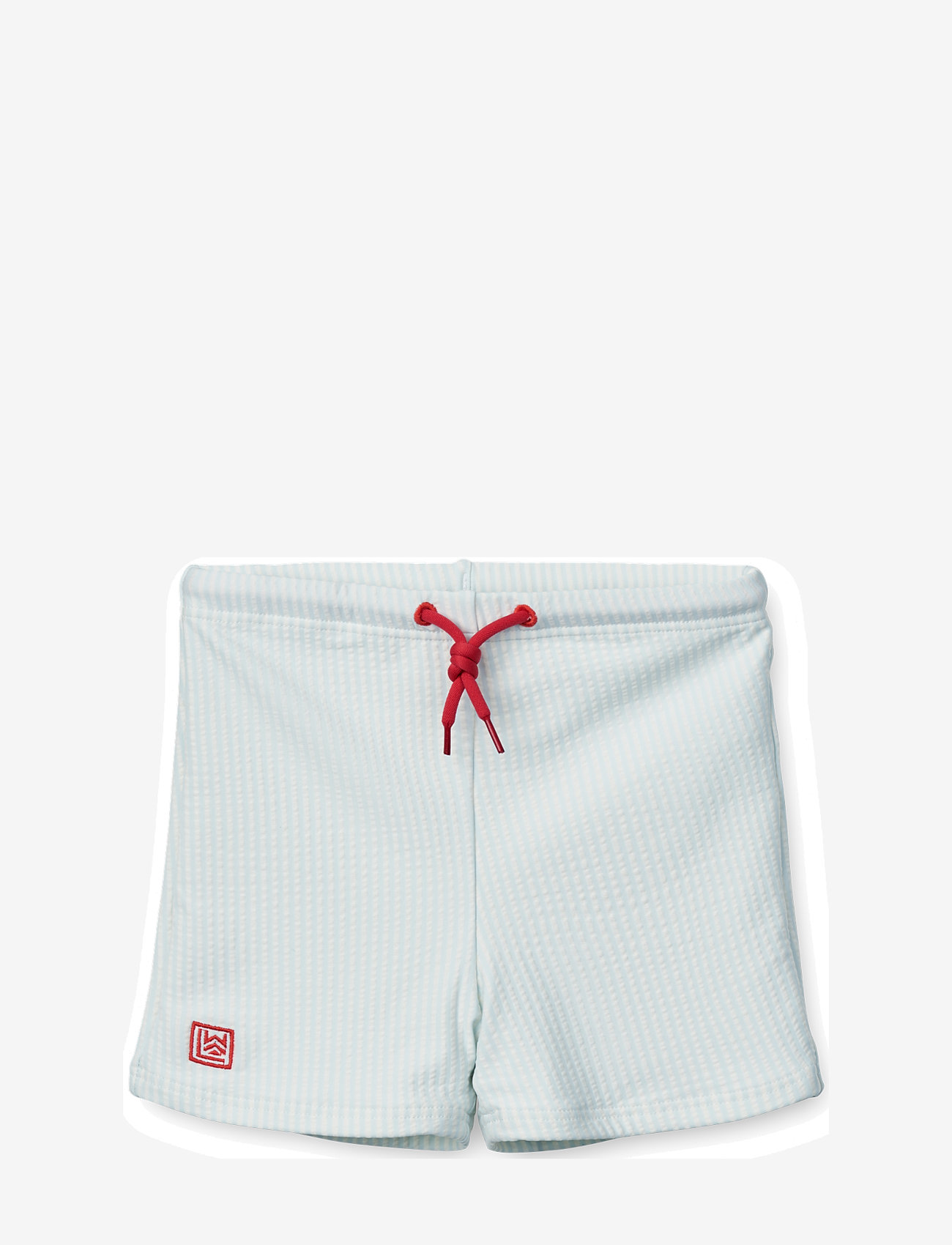 Liewood - Otto Seersucker Swim Pants - uv clothing - y/d stripe pure sky / creme de la creme - 0
