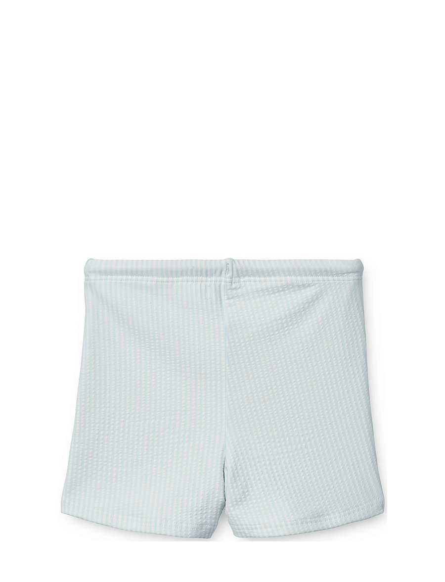 Liewood - Otto Seersucker Swim Pants - uv-kaitsega riided - y/d stripe pure sky / creme de la creme - 1