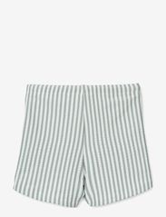 Liewood - Otto seersucker swim pants - swimshorts - y/d stripe: sea blue/white - 2