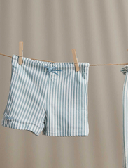 Liewood - Otto seersucker swim pants - swimshorts - y/d stripe: sea blue/white - 0