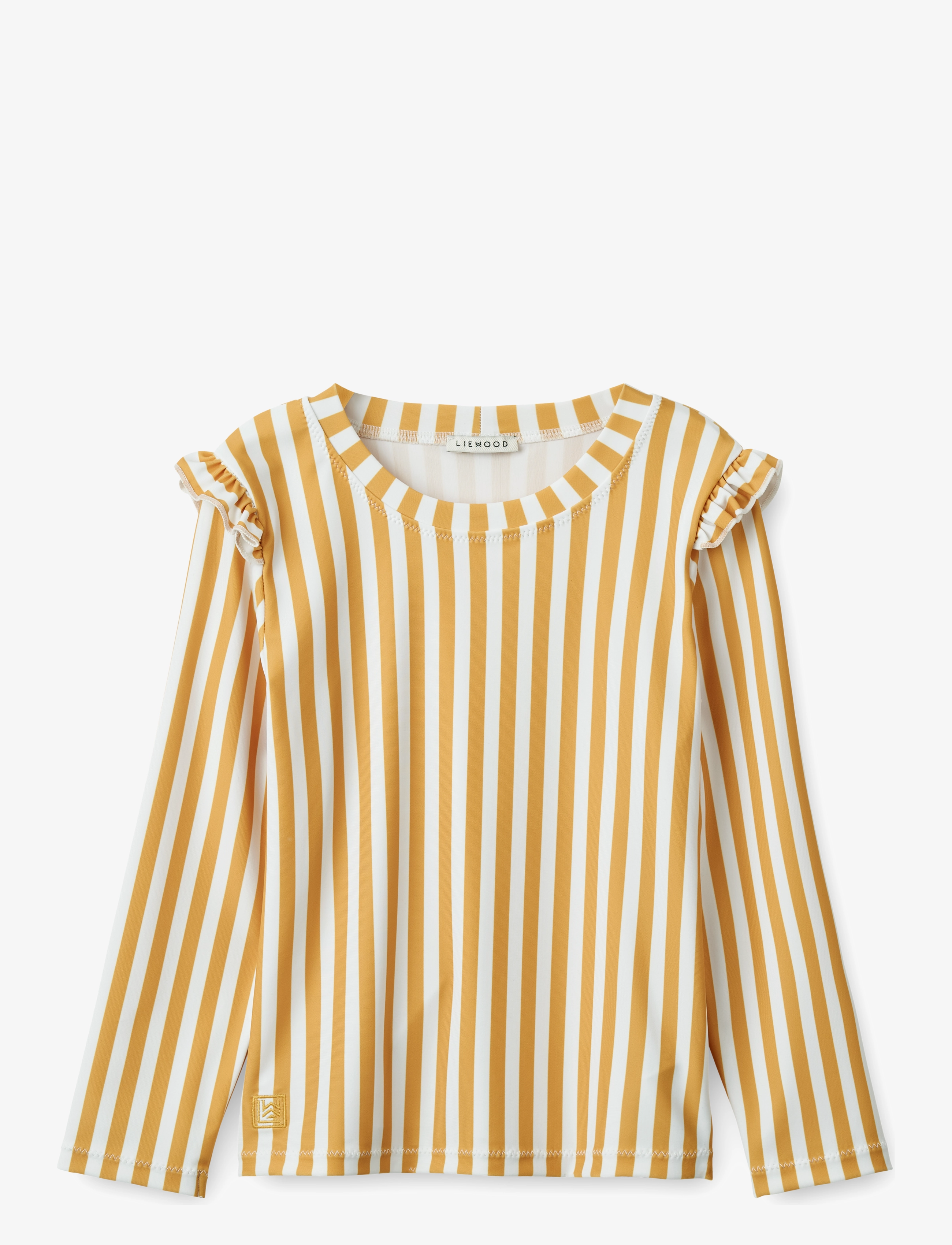 Tenley Printed Swim Tee - STRIPE YELLOW MELLOW / WHITE