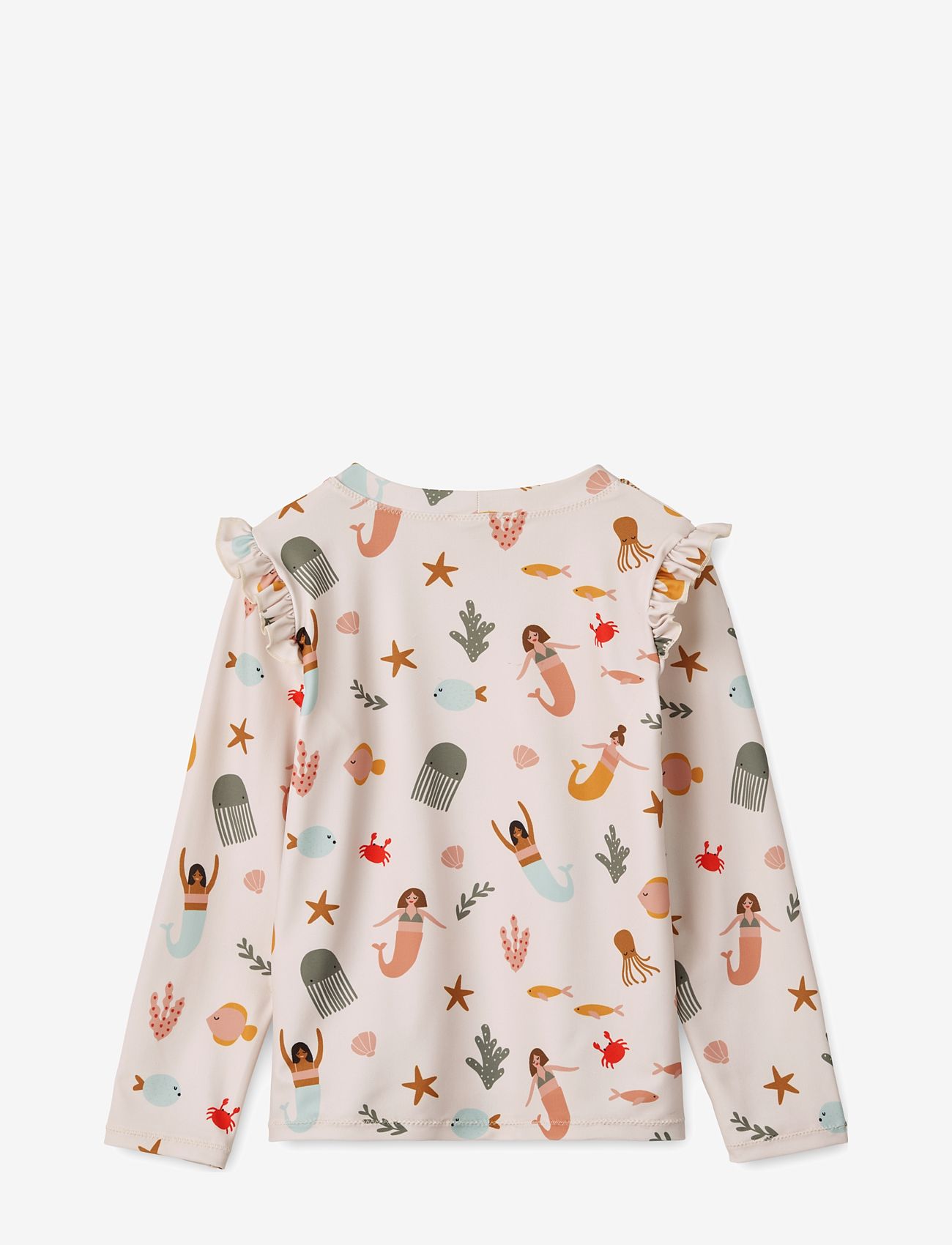 Liewood - Tenley Printed Swim Tee - ujumisriiete ülaosad - mermaids / sandy - 1