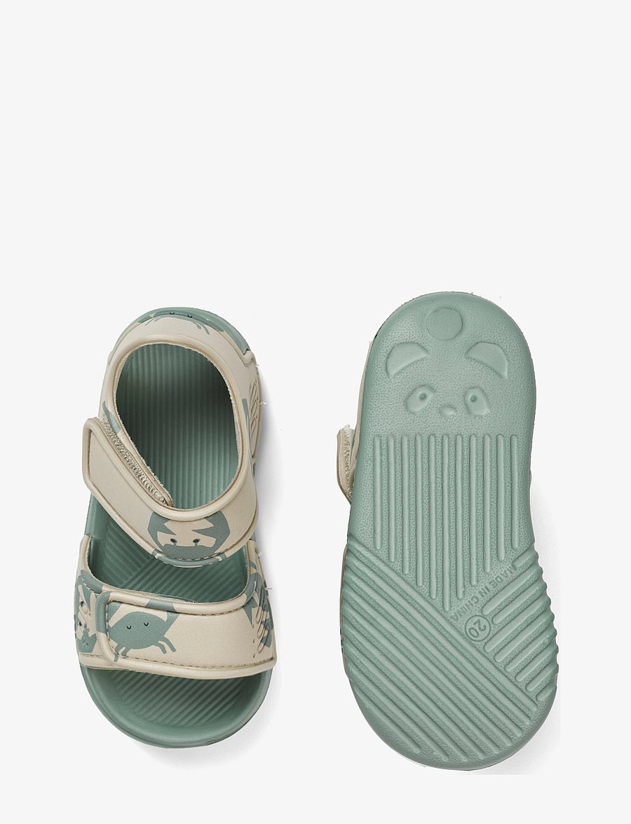 Liewood - Blumer Printed Sandals - sandaler - crab / sandy - 2
