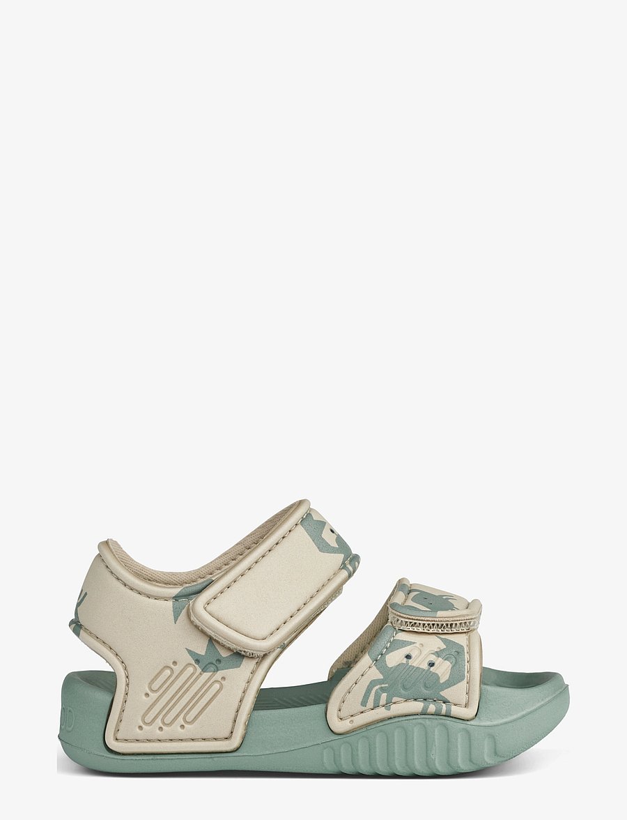 Liewood - Blumer Printed Sandals - sandaler - crab / sandy - 3