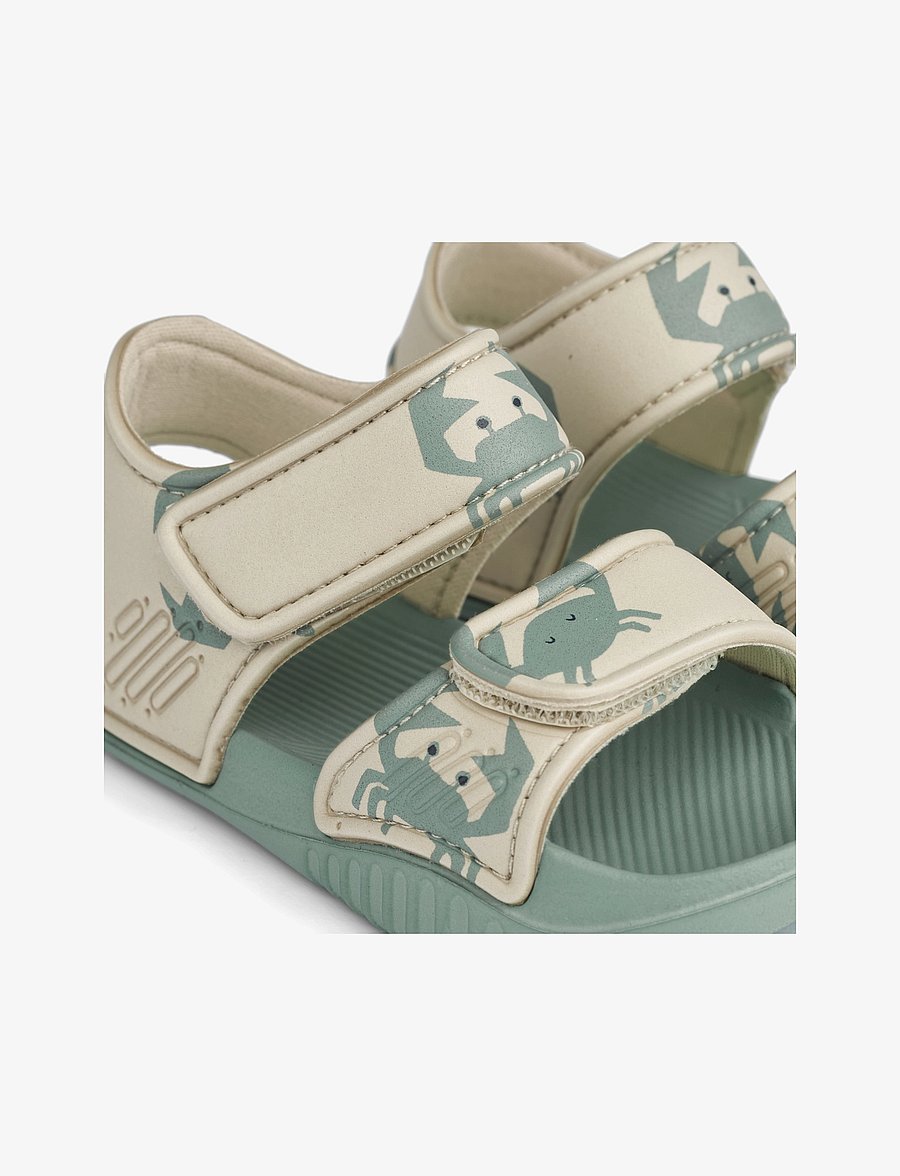 Liewood - Blumer Printed Sandals - sandaler - crab / sandy - 4