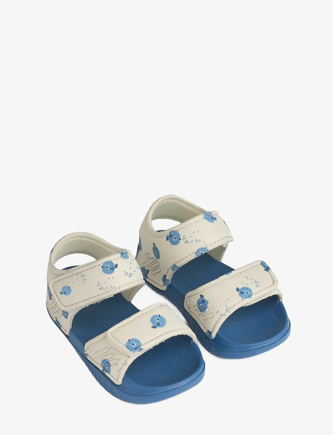 Liewood - Blumer Printed Sandals - gode sommertilbud - pufferfish / sandy - 1