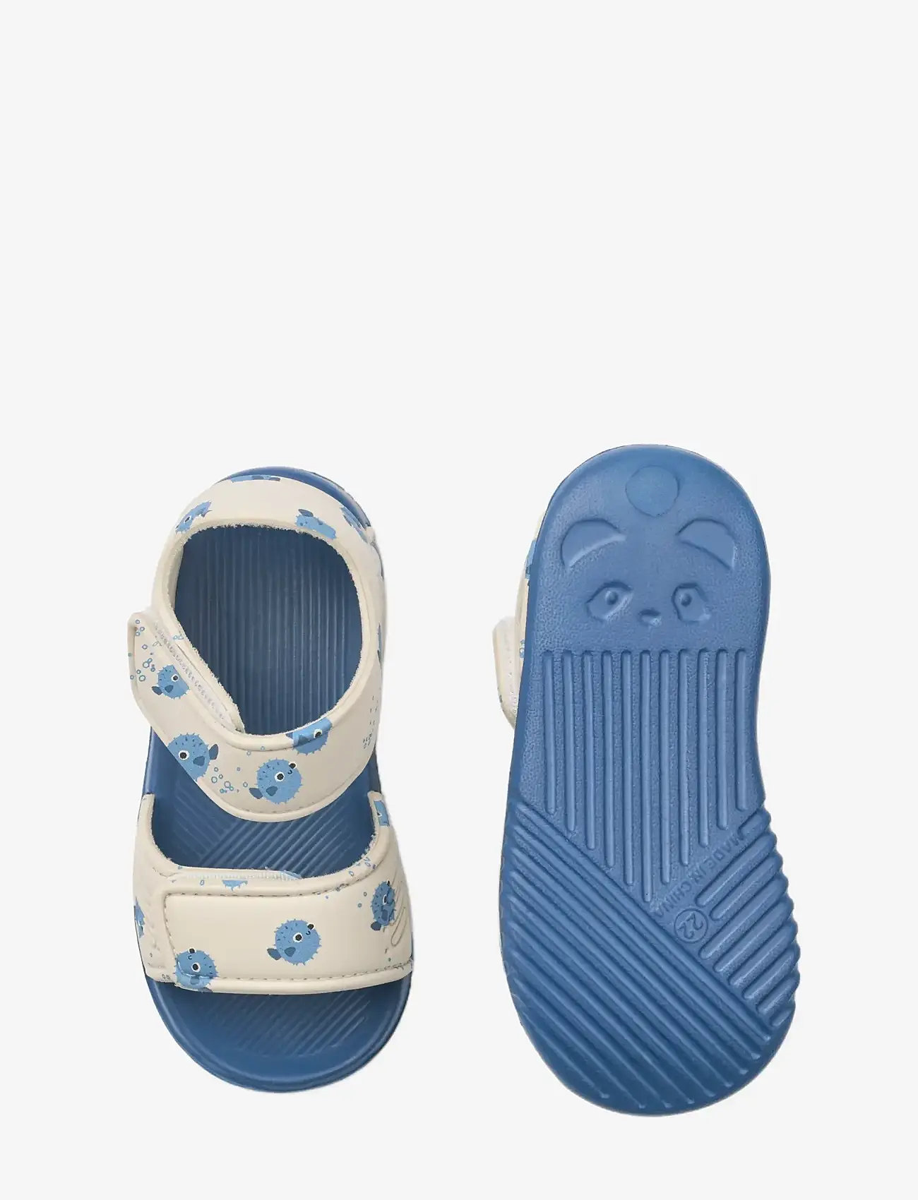 Liewood - Blumer Printed Sandals - gode sommertilbud - pufferfish / sandy - 3