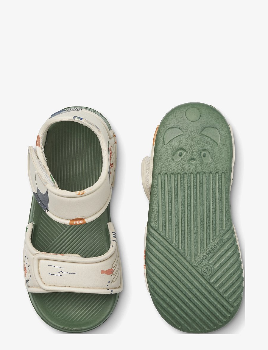 Liewood - Blumer Printed Sandals - sandaler - sea creature sandy - 2