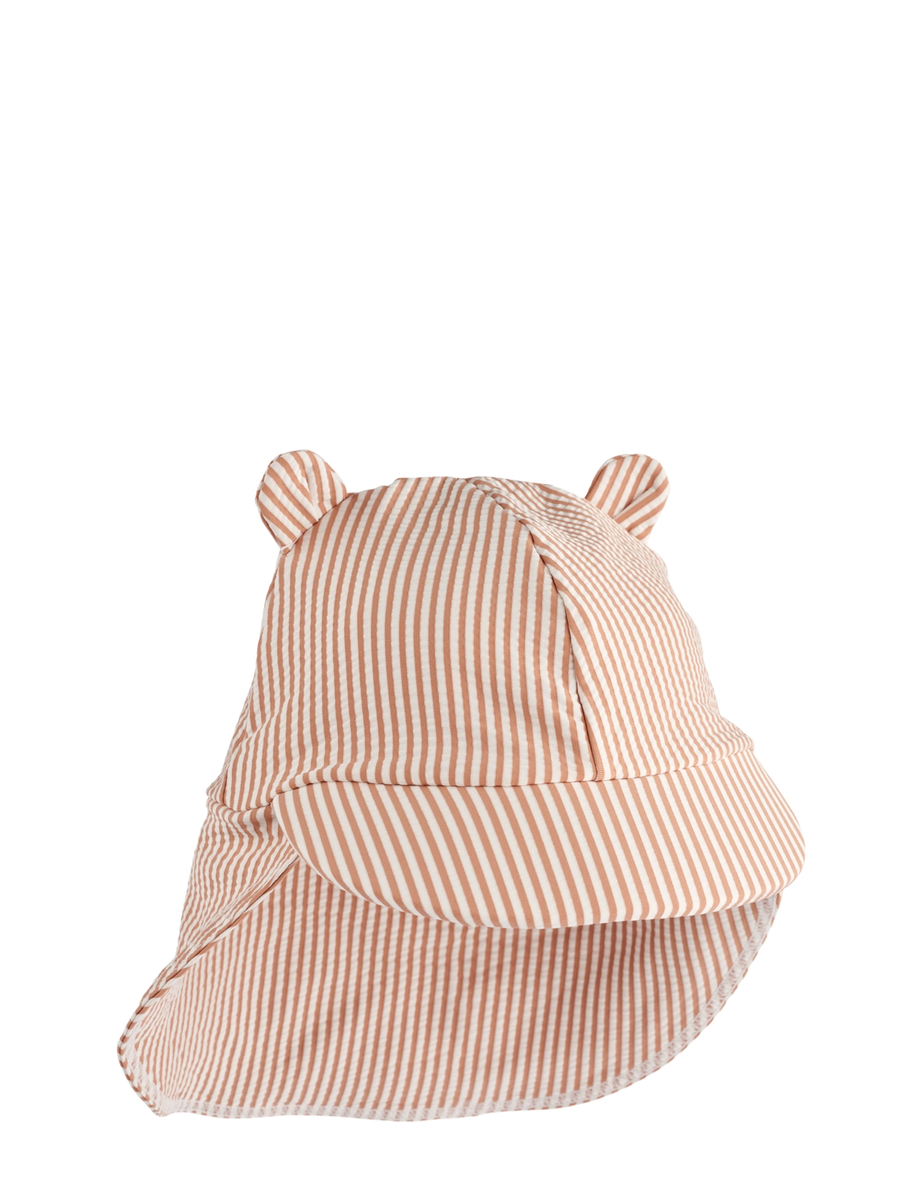 LIEWOOD Senia Seersucker Sun Hat With Ears Pink - 9/12M - Kinder