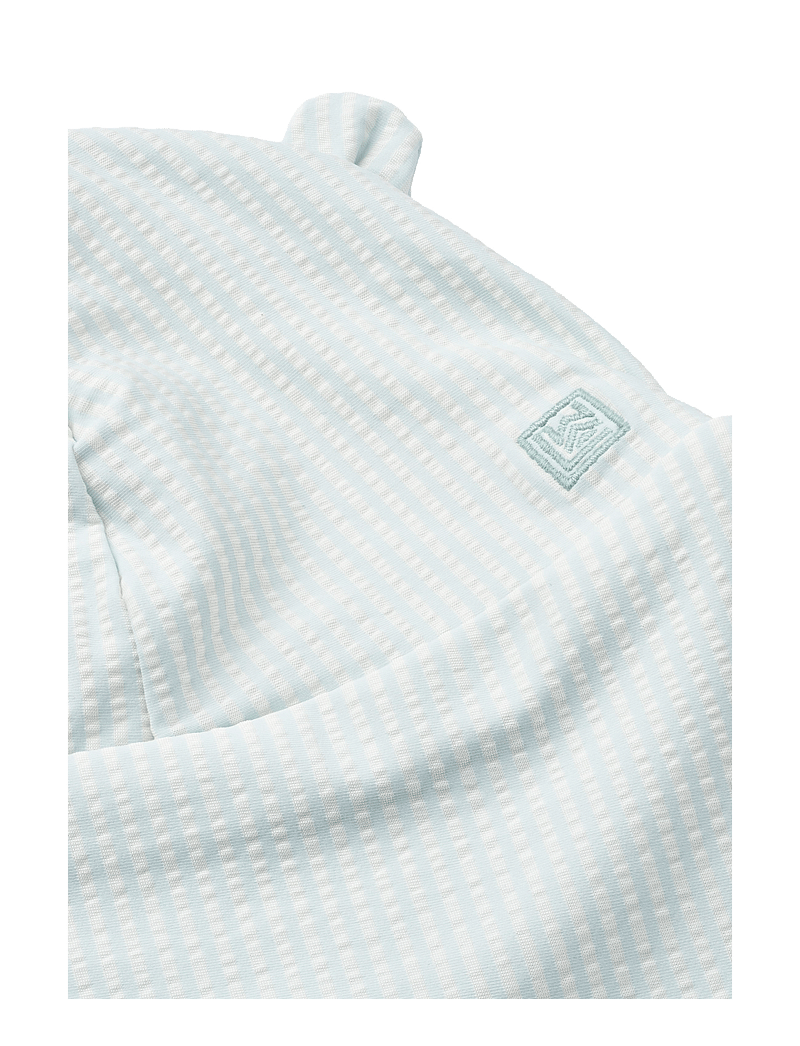 Liewood - Senia Seersucker Sun Hat With Ears - sonnenhüte - y/d stripe pure sky / creme de la creme - 1