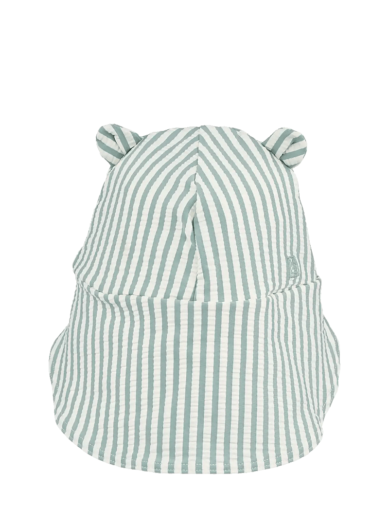 Liewood - Senia Seersucker Sun Hat With Ears - sonnenhüte - peppermint / sandy - 1