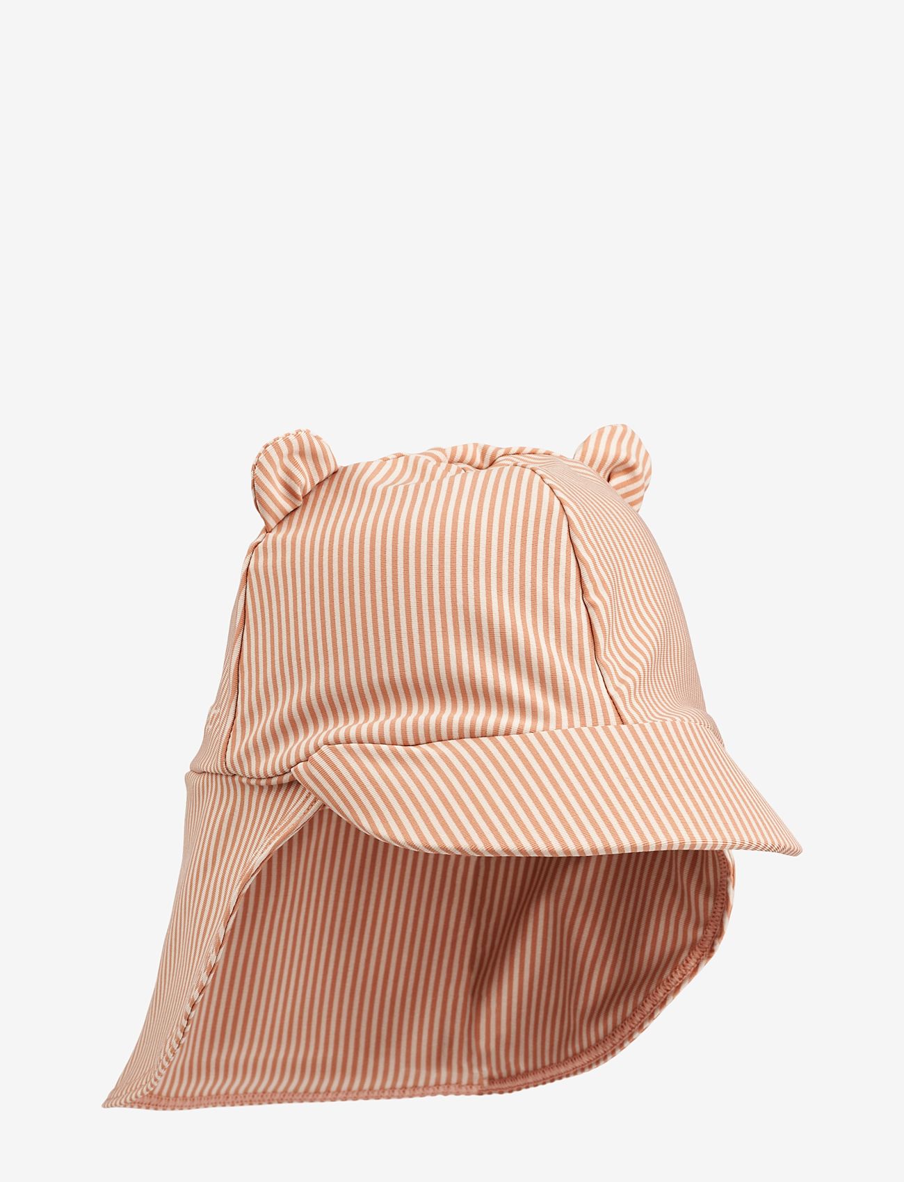 Liewood - Senia Sun Hat With Ears - solhat - printed stripe tuscany rose / sandy - 0