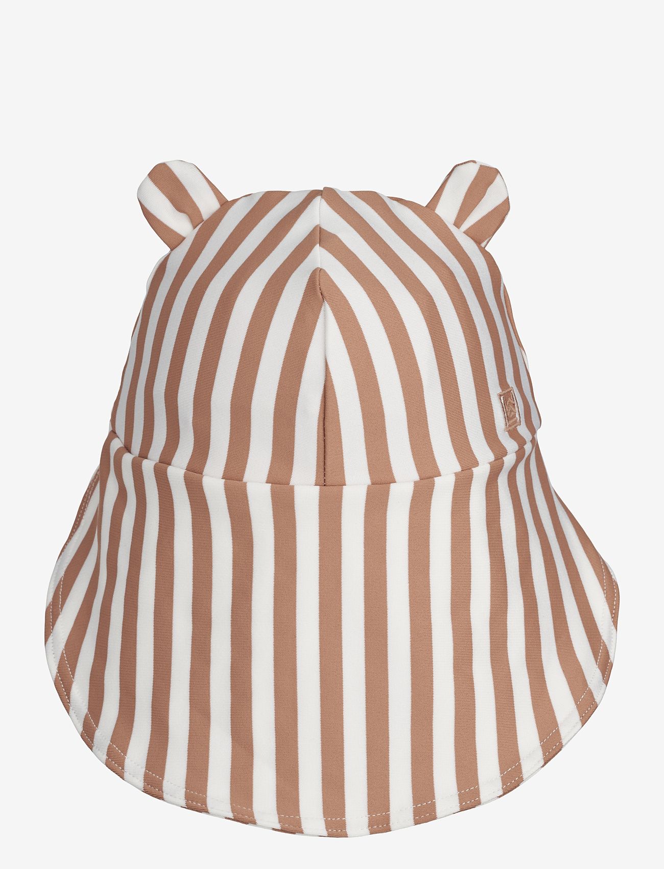 Liewood - Senia Sun Hat With Ears - solhat - stripe tuscany rose / crème de la c - 1