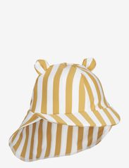 Senia Sun Hat With Ears - STRIPE YELLOW MELLOW / WHITE