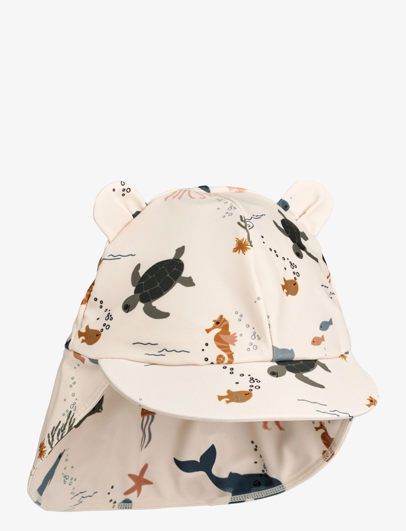 Liewood Senia Sun Hat With Ears, 6-9M, Accessories, Creme - Hats, Kinder