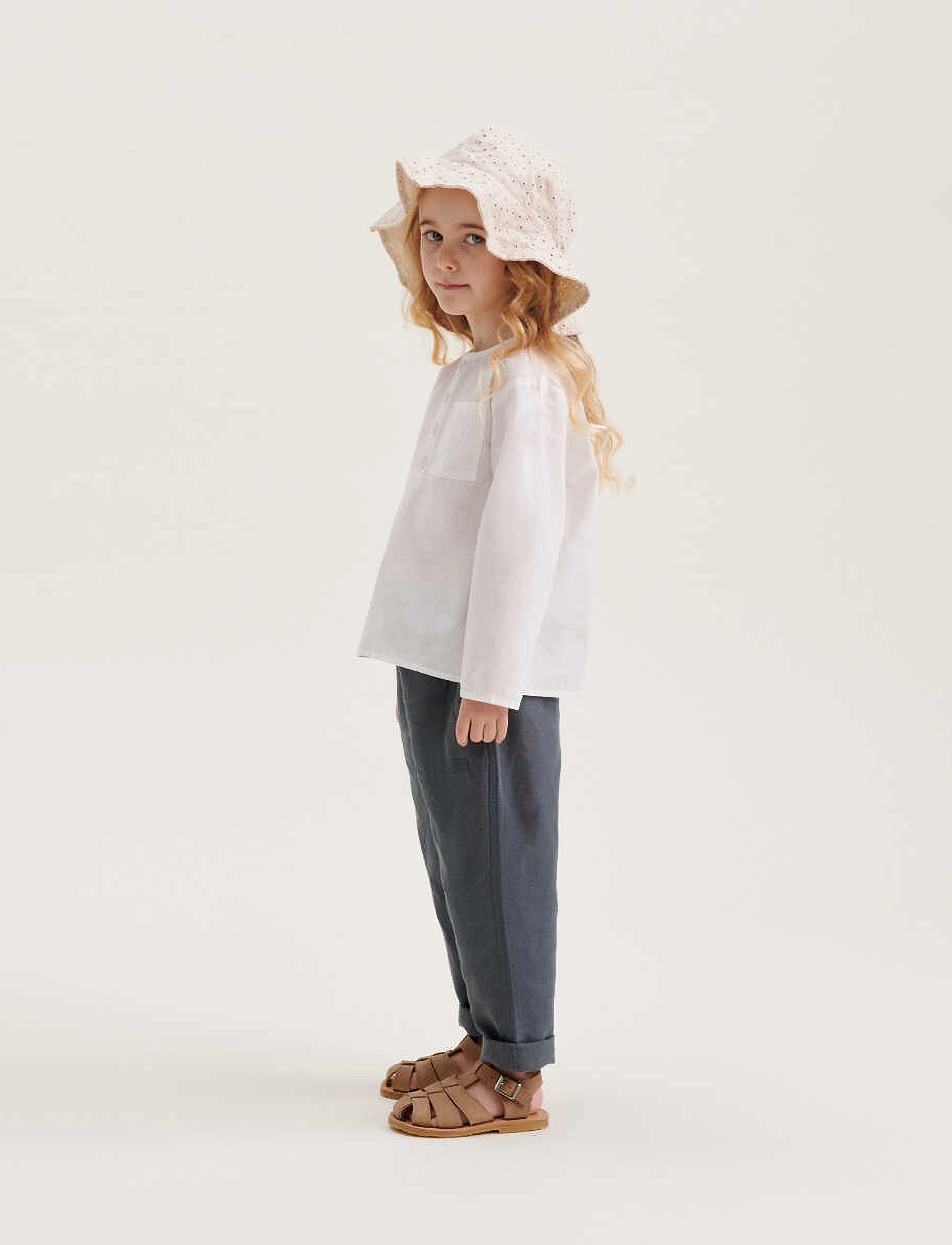 Liewood - Amelia anglaise sun hat - solhat - sandy - 4