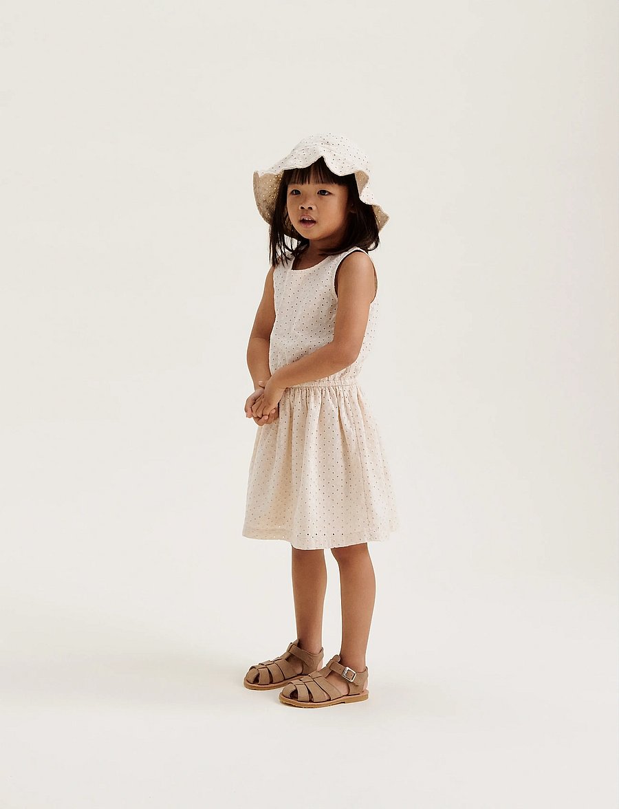 Liewood - Amelia anglaise sun hat - solhat - sandy - 5
