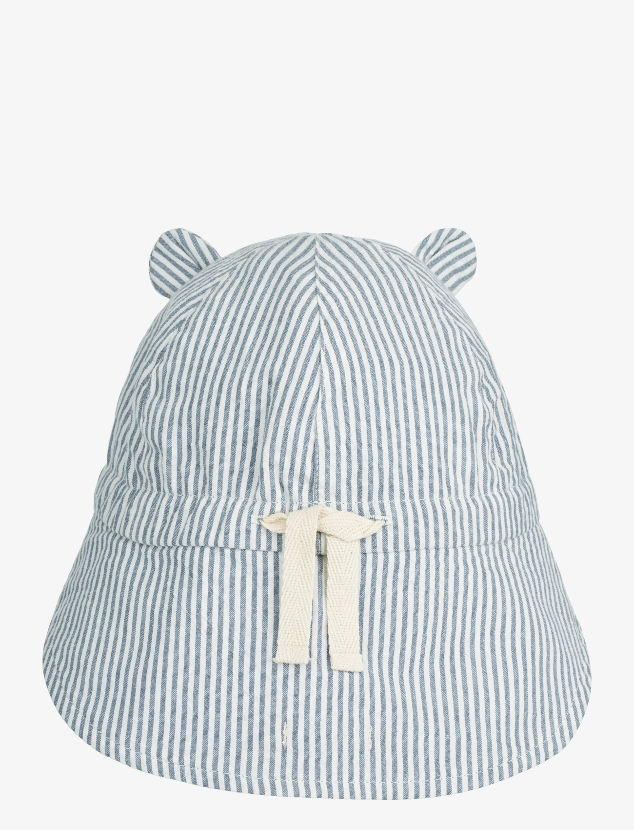 Liewood - Gorm reversible seersucker sun hat - päikesemütsid - y/d stripe: blue wave/creme de la c - 1
