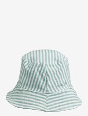 Liewood - Matty seersucker sun hat - y/d stripe: sea blue/white - 2